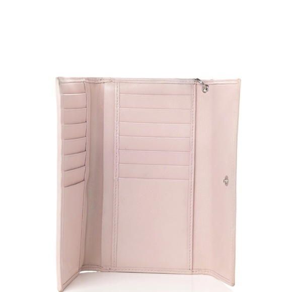 Authentic Lady Dior Cannage Lambskin Long Wallet - Picture 3 of 9